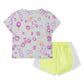 Nike Girls 2-Piece Flow-Ral Color Block Tempo T-Shirt & Shorts Set (Little Kids)