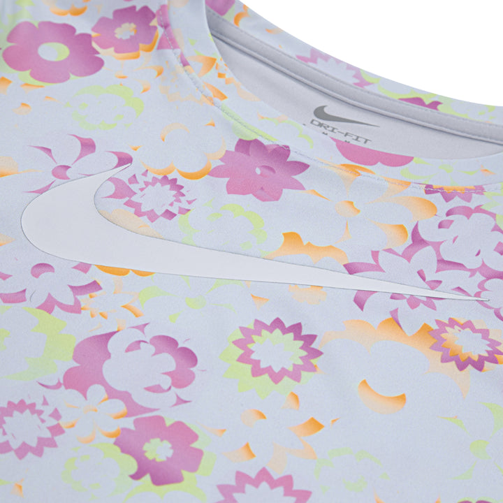 Nike Girls 2-Piece Flow-Ral Color Block Tempo T-Shirt & Shorts Set (Little Kids)
