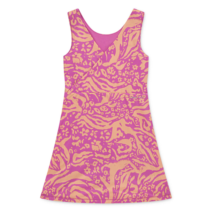 Nike Girls Wild Flower Fashion Pink Dress (Little Kids)