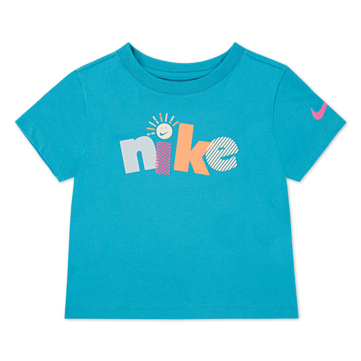 Nike Girls Sunny Swoosh T-Shirt (Little Kids)
