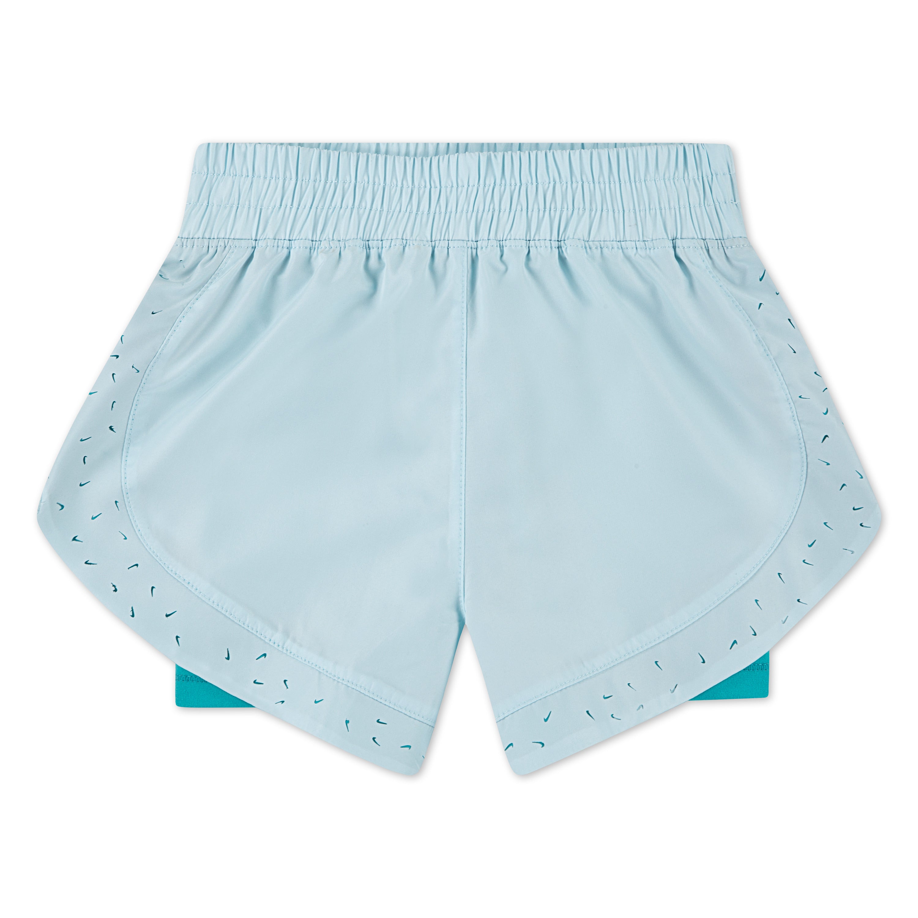Nike Girls Sunny Swoosh Dri-Fit Shorts (Little Kids)