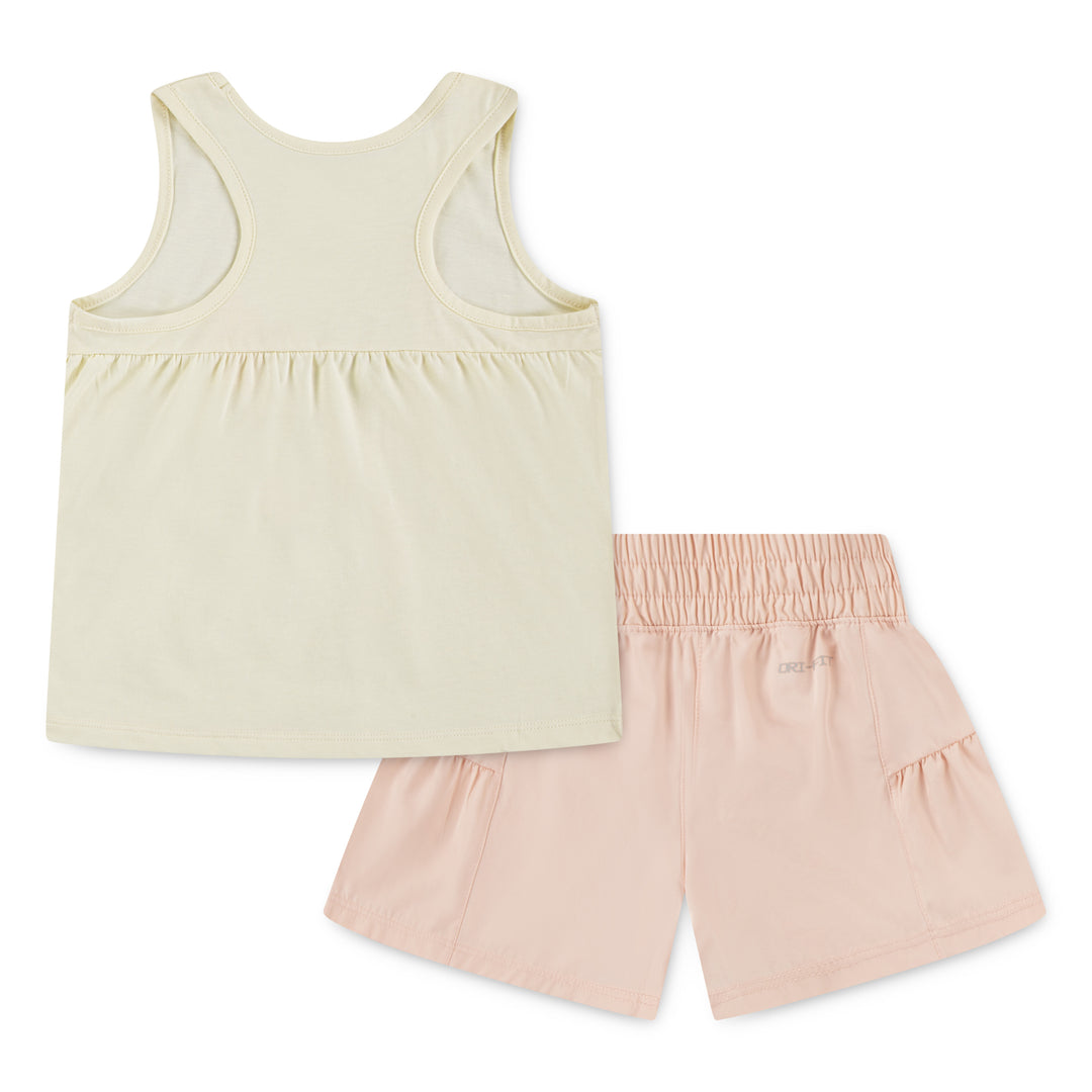 Nike Girls 2-Piece Sunny Swoosh Tank & Shorts Set (Little Kids)
