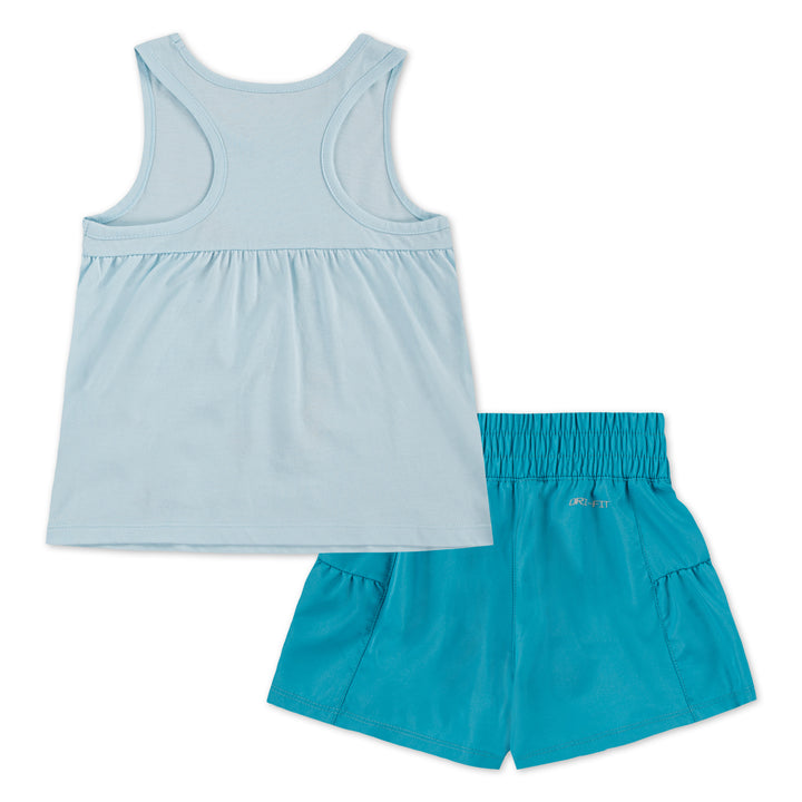 Nike Girls 2-Piece Sunny Swoosh Tanks & Shorts Set (Little Kids)