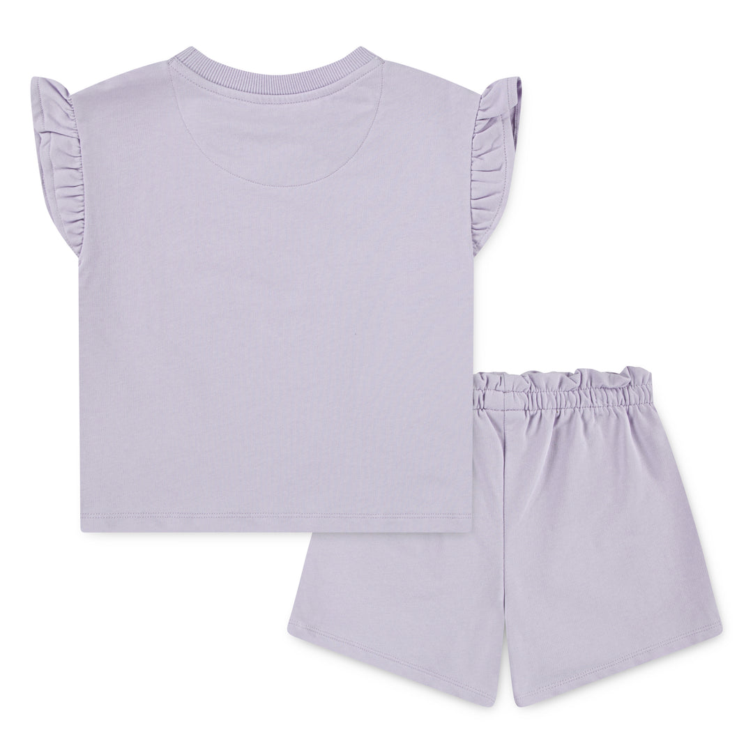 Nike Girls 2-Piece Baby French Terry T-Shirt & Shorts Set (Little Kids)