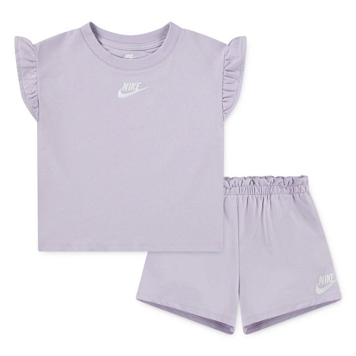 Nike Girls 2-Piece Baby French Terry T-Shirt & Shorts Set (Little Kids)