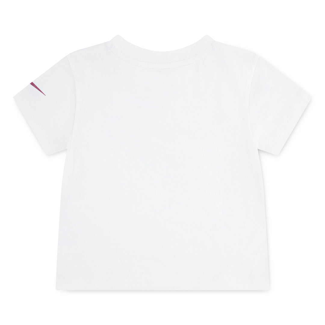 Nike Girls Swoosh On Pointe Graphic T-Shirt White (Little Kids)