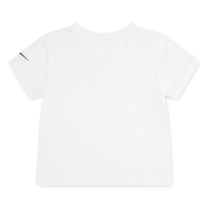 Nike Girls Swoosh On Pointe Graphic T-Shirt White (Little Kids)