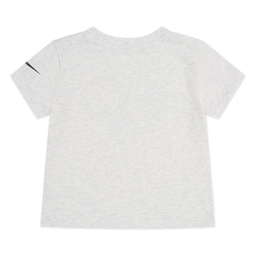 Nike Girls Swoosh On Pointe Graphic T-Shirt Birch Heather (Little Kids)