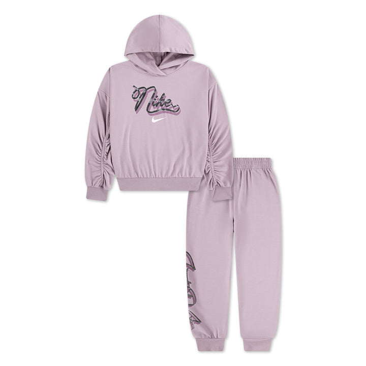 Nike Girls 2-Piece Swoosh On Pointe Hoodie & Jogger Pants Set (Little Kids)