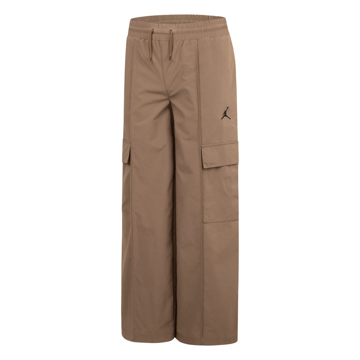 Jordan Girls Double Cargo Woven Brown Pants (Big Kids)