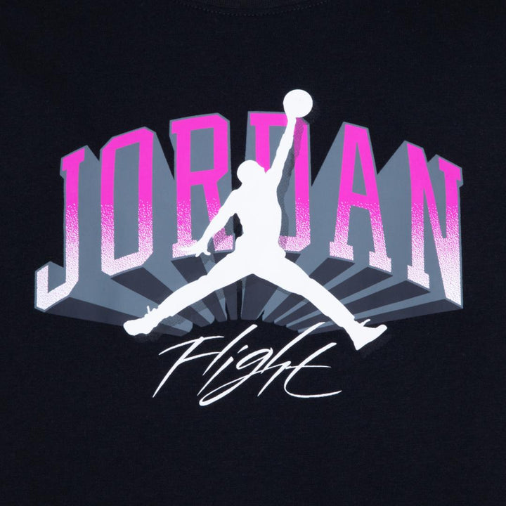 Jordan Girls Push Through Black T-Shirt (Big Kids)