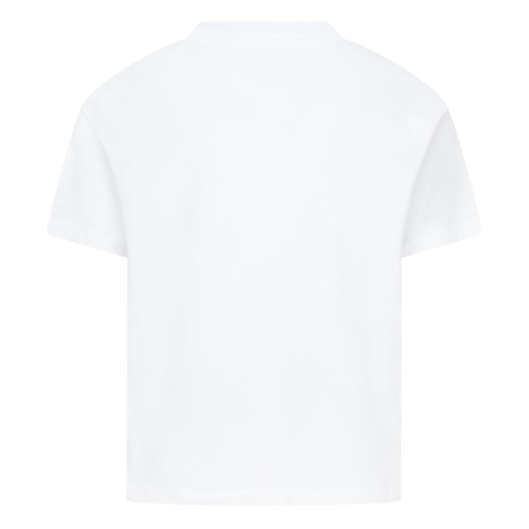 Jordan Girls 1st Baby Blue T-Shirt White (Big Kids)