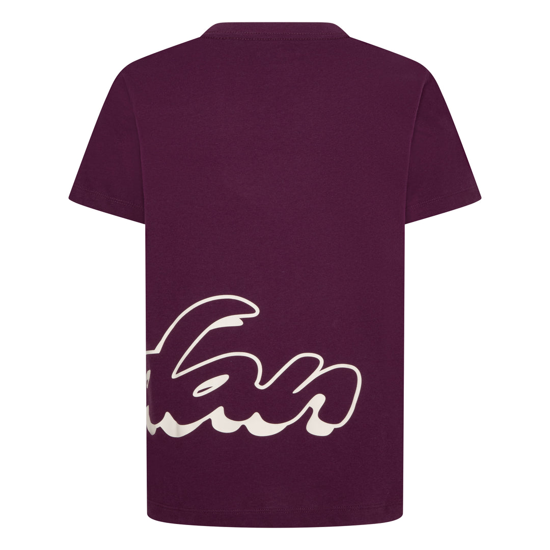 Jordan Girls Enchantment Script Purple T-Shirt (Big Kids)