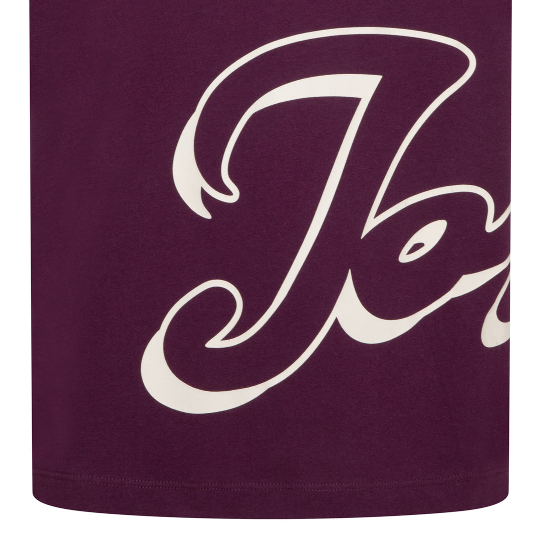 Jordan Girls Enchantment Script Purple T-Shirt (Big Kids)