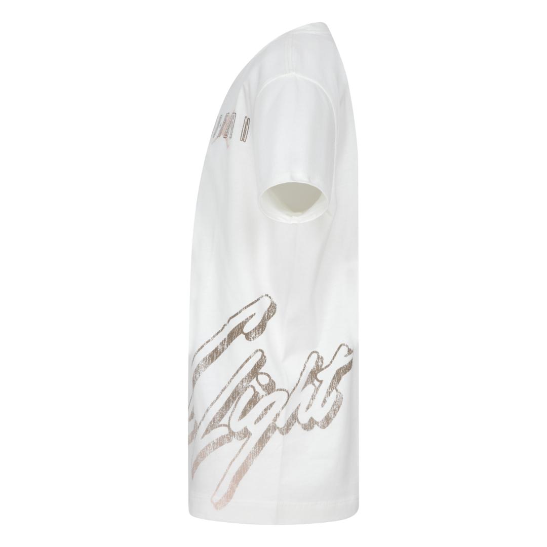 Jordan Girls 23 Spot Up Shooter White T-Shirt (Big Kids)