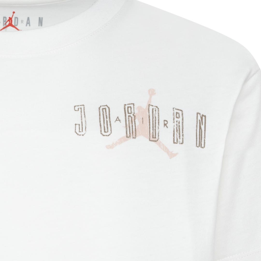 Jordan Girls 23 Spot Up Shooter White T-Shirt (Big Kids)