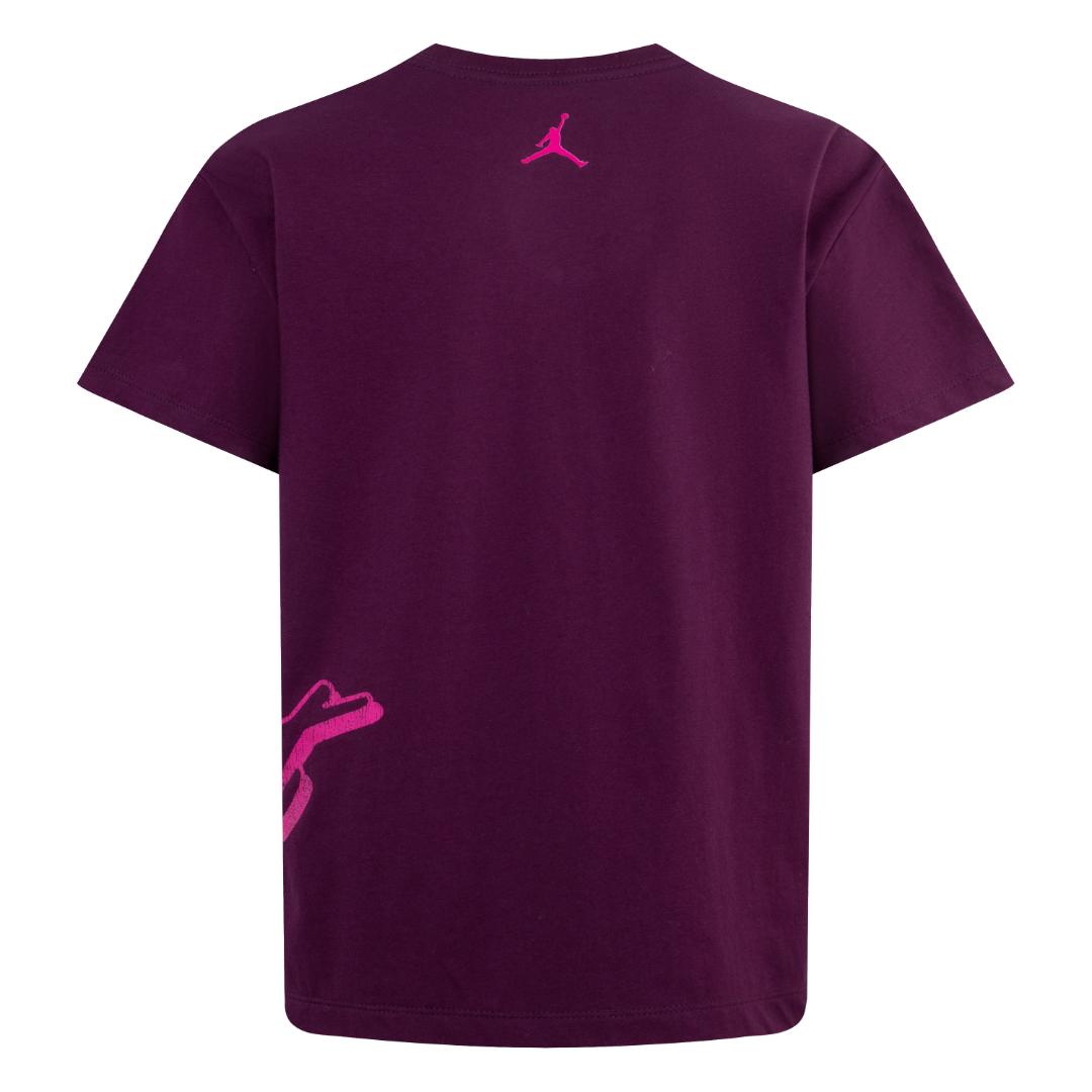 Jordan Girls 23 Spot Up Shooter Purple T-Shirt (Big Kids)