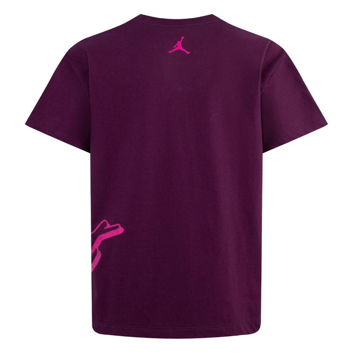 Jordan Girls 23 Spot Up Shooter Purple T-Shirt (Big Kids)