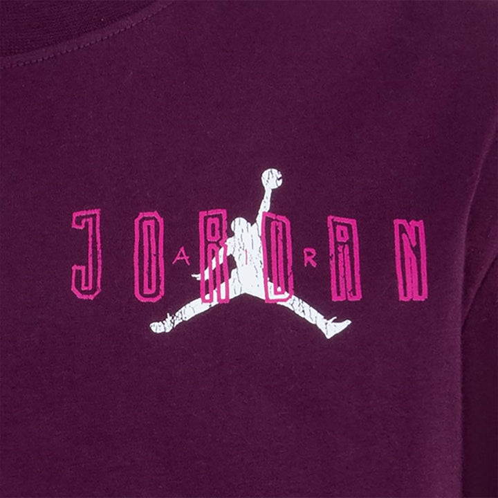 Jordan Girls 23 Spot Up Shooter Purple T-Shirt (Big Kids)