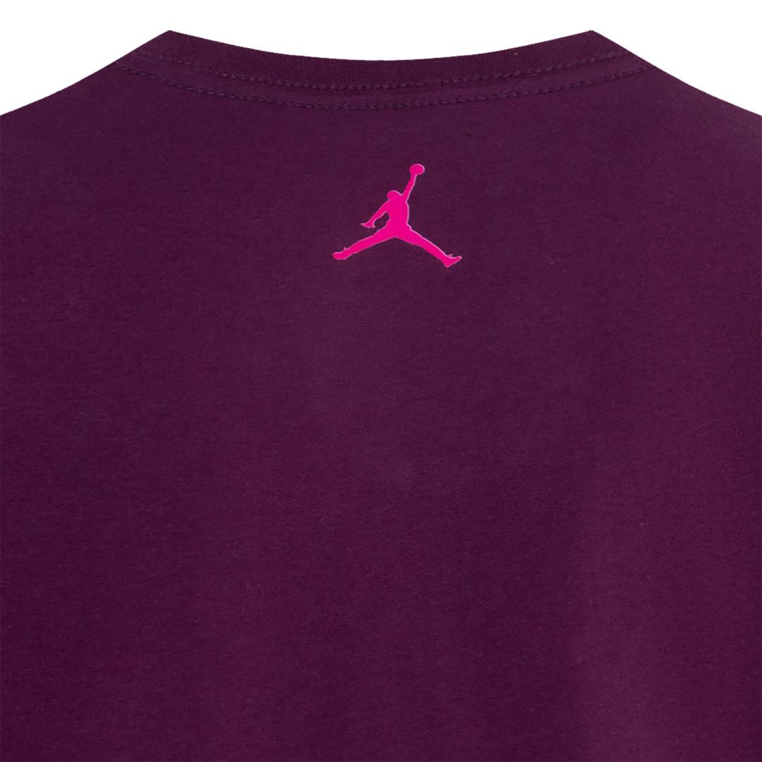 Jordan Girls 23 Spot Up Shooter Purple T-Shirt (Big Kids)