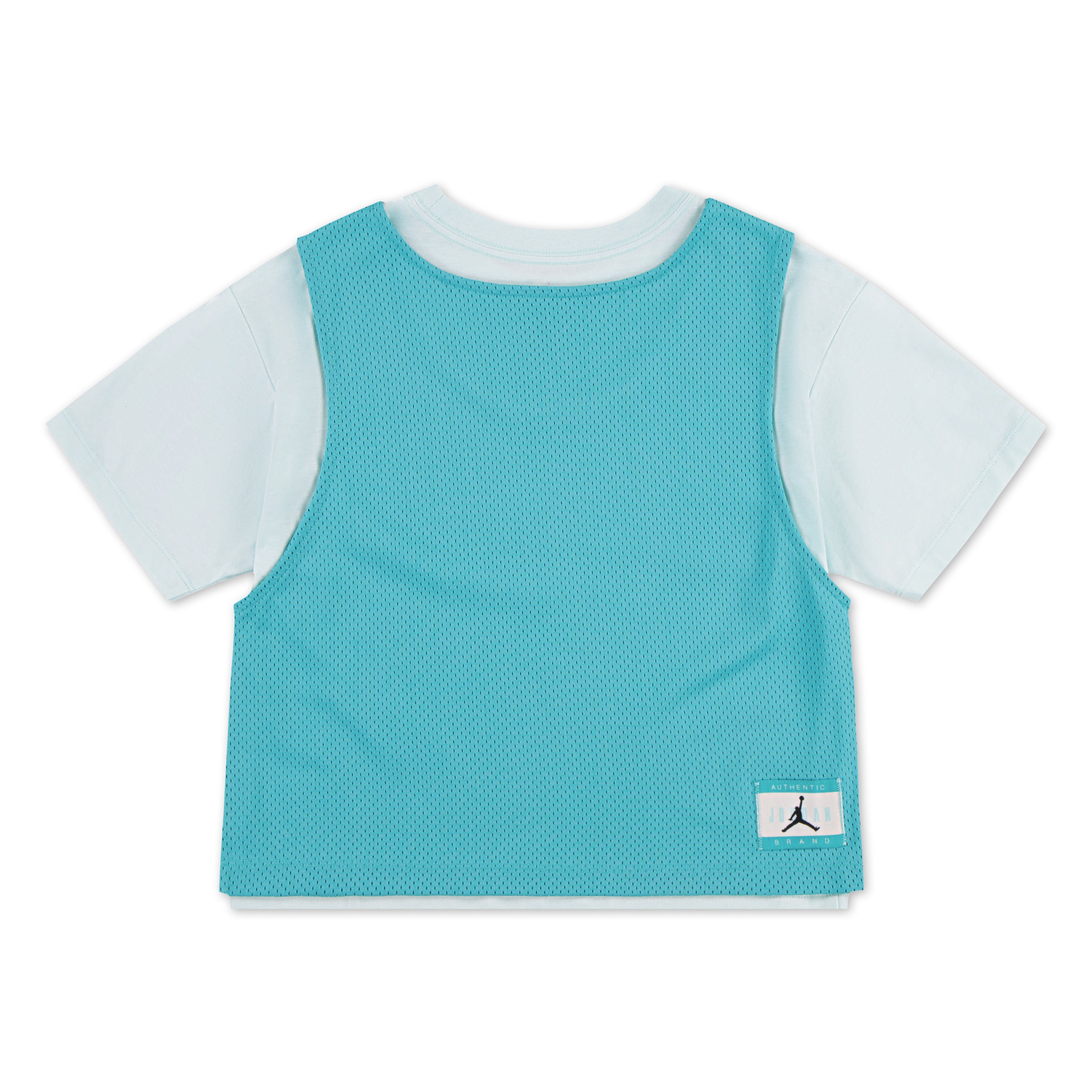 Jordan Girls Training Camp Mesh Overlay T-Shirt (Big Kids)