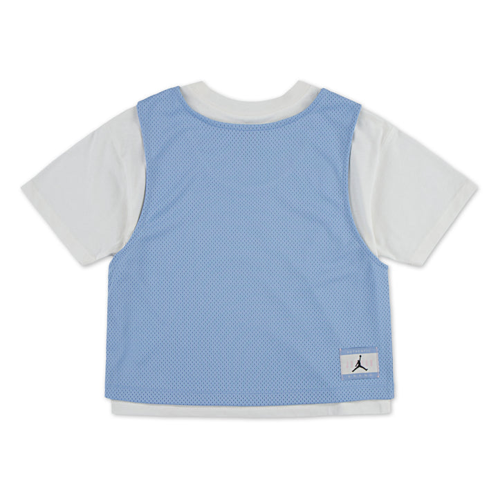 Jordan Girls Training Camp Mesh Overlay T-Shirt (Big Kids)