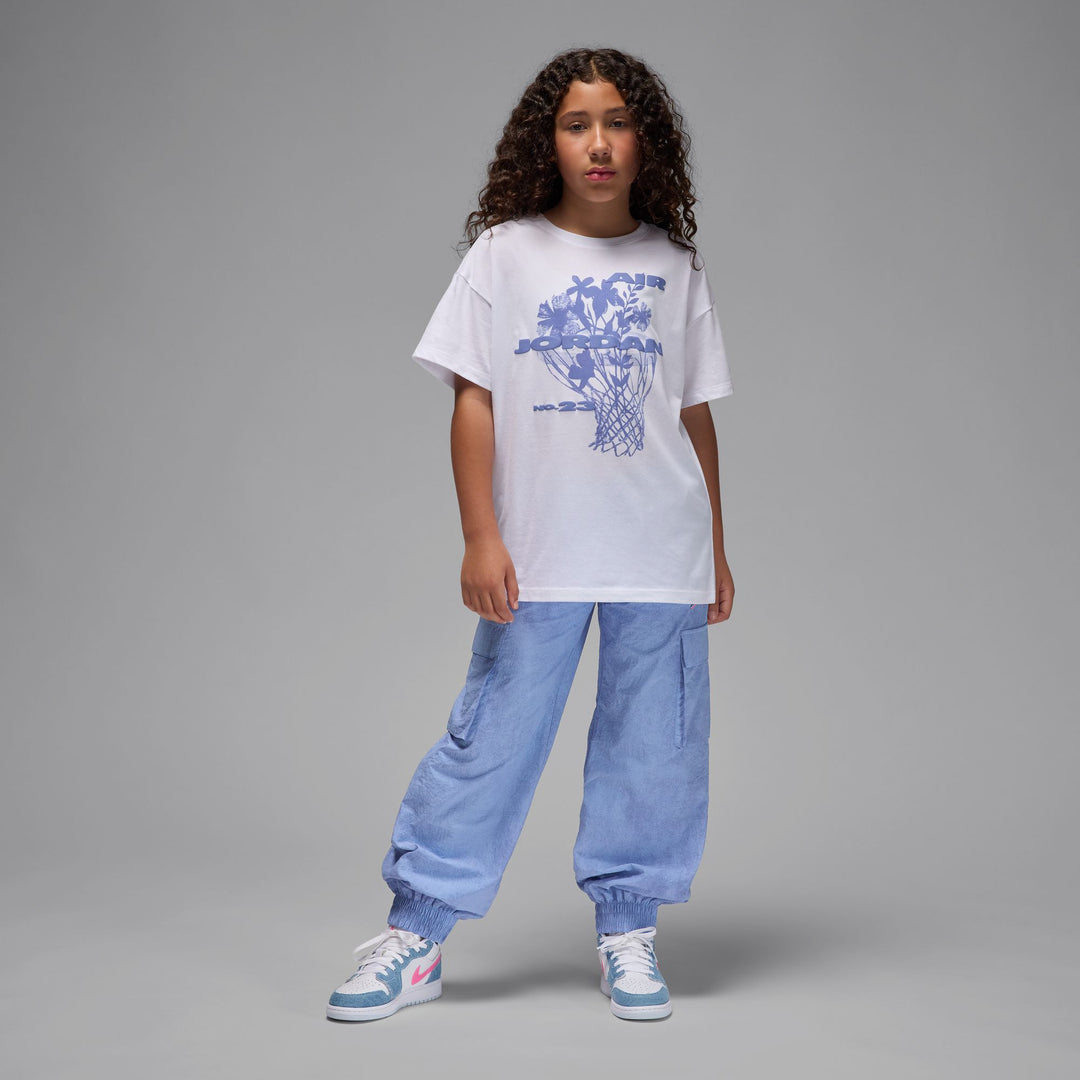 Jordan Girls 23 Flowers T-Shirt (Big Kids)