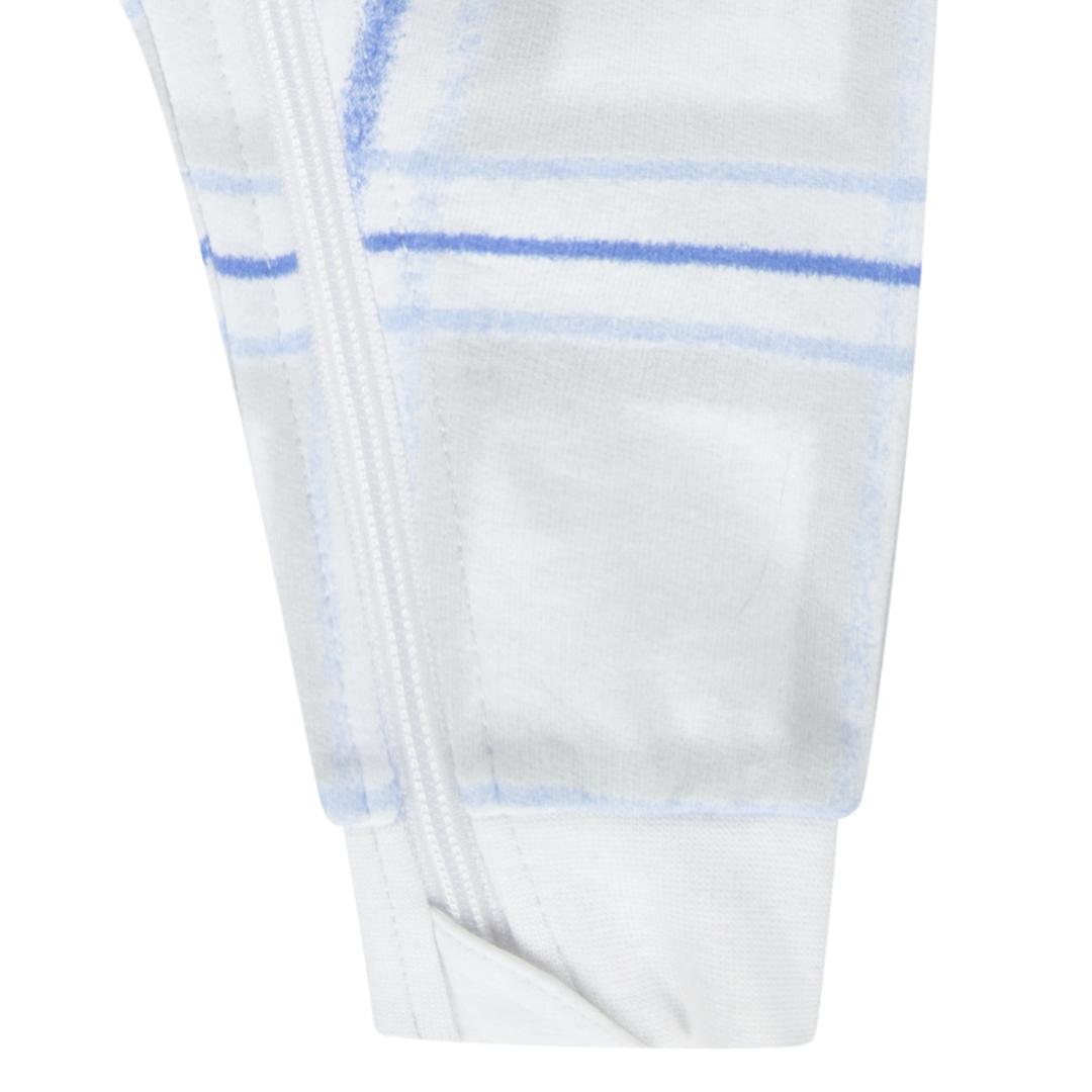 Jordan Brooklyn Essentials Holiday Coverall White Romper (Newborn)