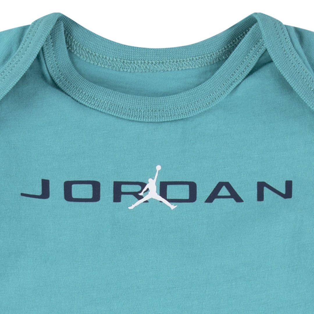 Jordan MJ Brooklyn Unisex 3Pack Body Washed Teal (Newborn)