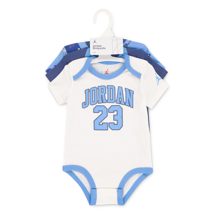 Jordan 3-Pack MJ Jersey Bodysuit Set (Newborn)