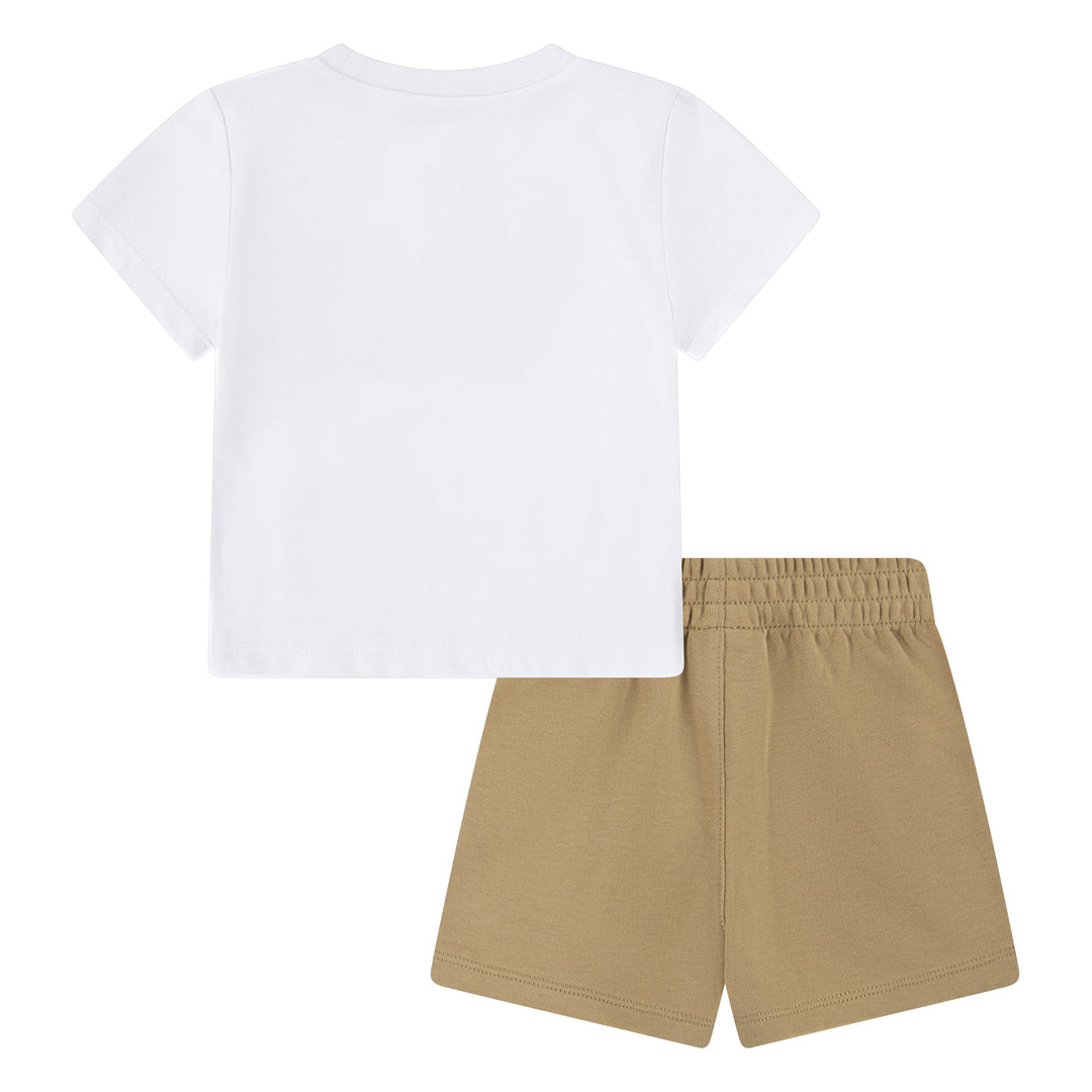 Nike 2-Piece Club Express Beige T-Shirt (Newborn)