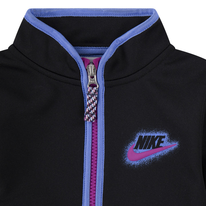 Nike Boys 2-Piece Powder Play Propus Black Tracksuit Set (Toddler)