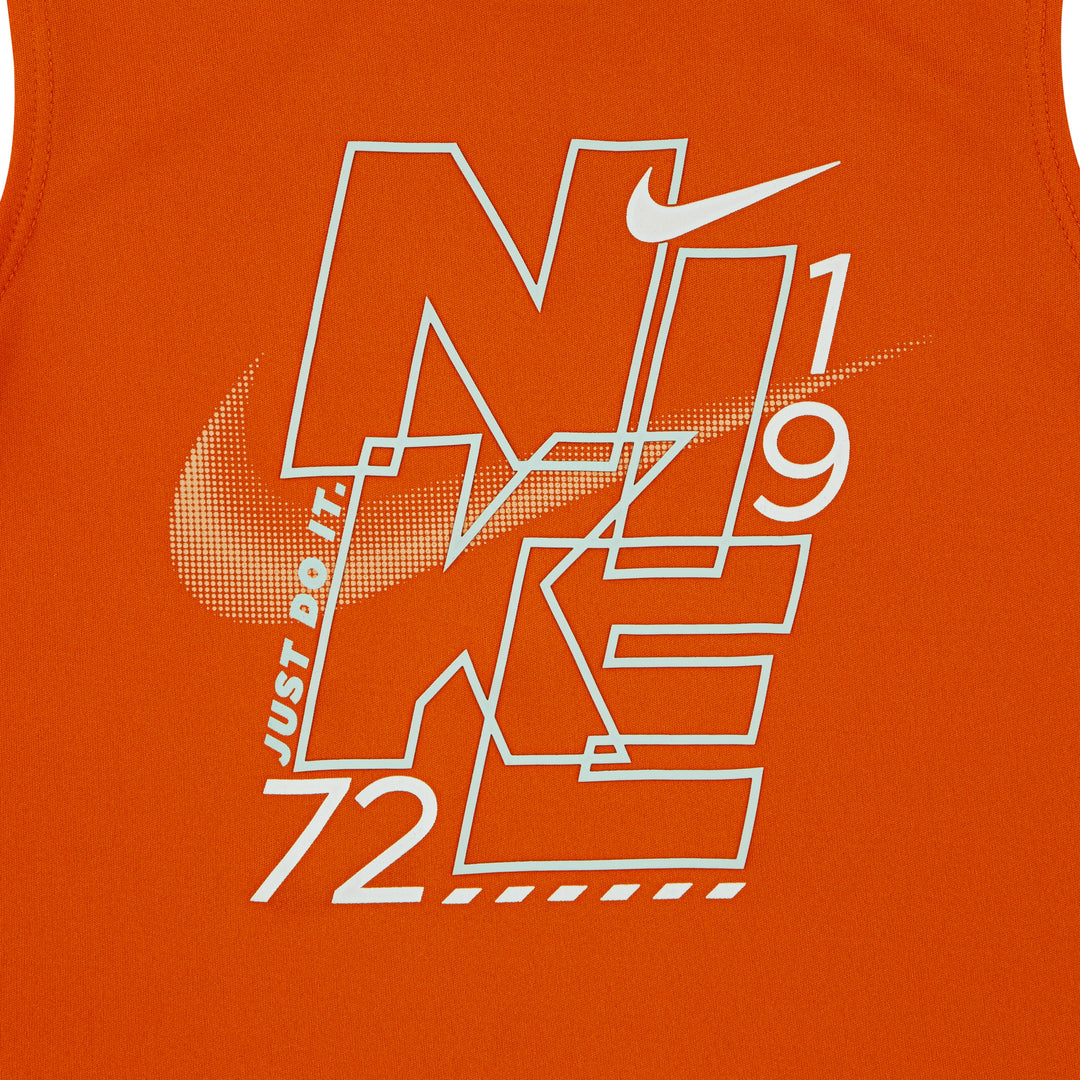 Nike Boys Stack'Em Muscle Orange T-Shirt (Toddler)