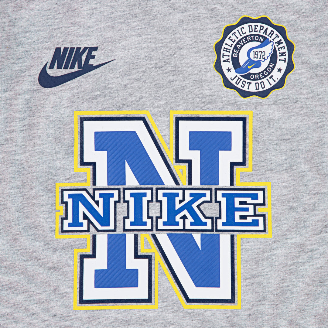 Nike Boys Athletics Long Sleeve T-Shirt Light Smoke Gray Heather (Toddler)
