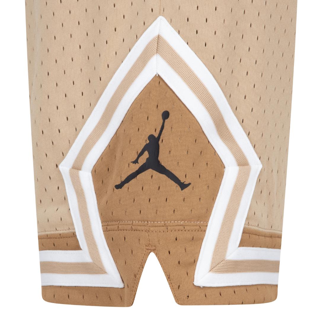 Jordan Boys MJ Dri-Fit Sport Diamond Brown Shorts (Little Kids)