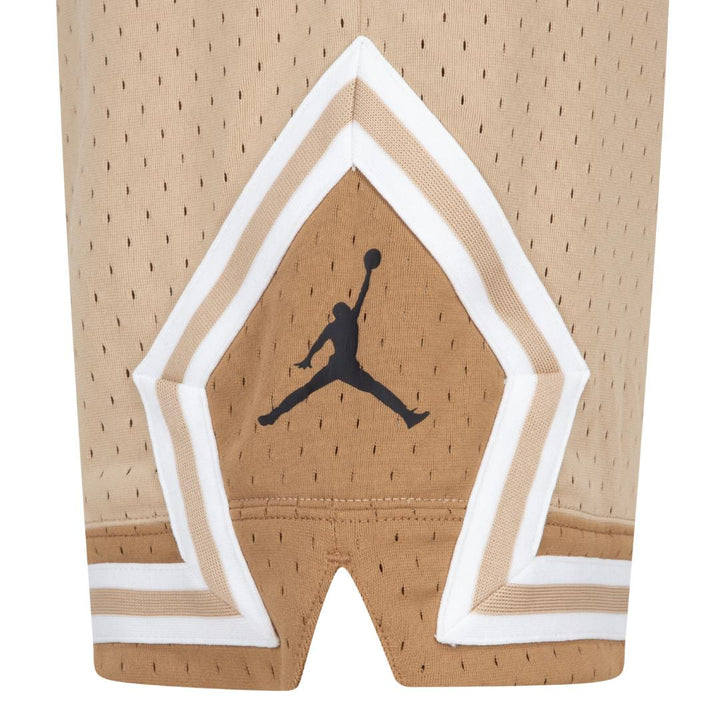 Jordan Boys MJ Dri-Fit Sport Diamond Brown Shorts (Little Kids)