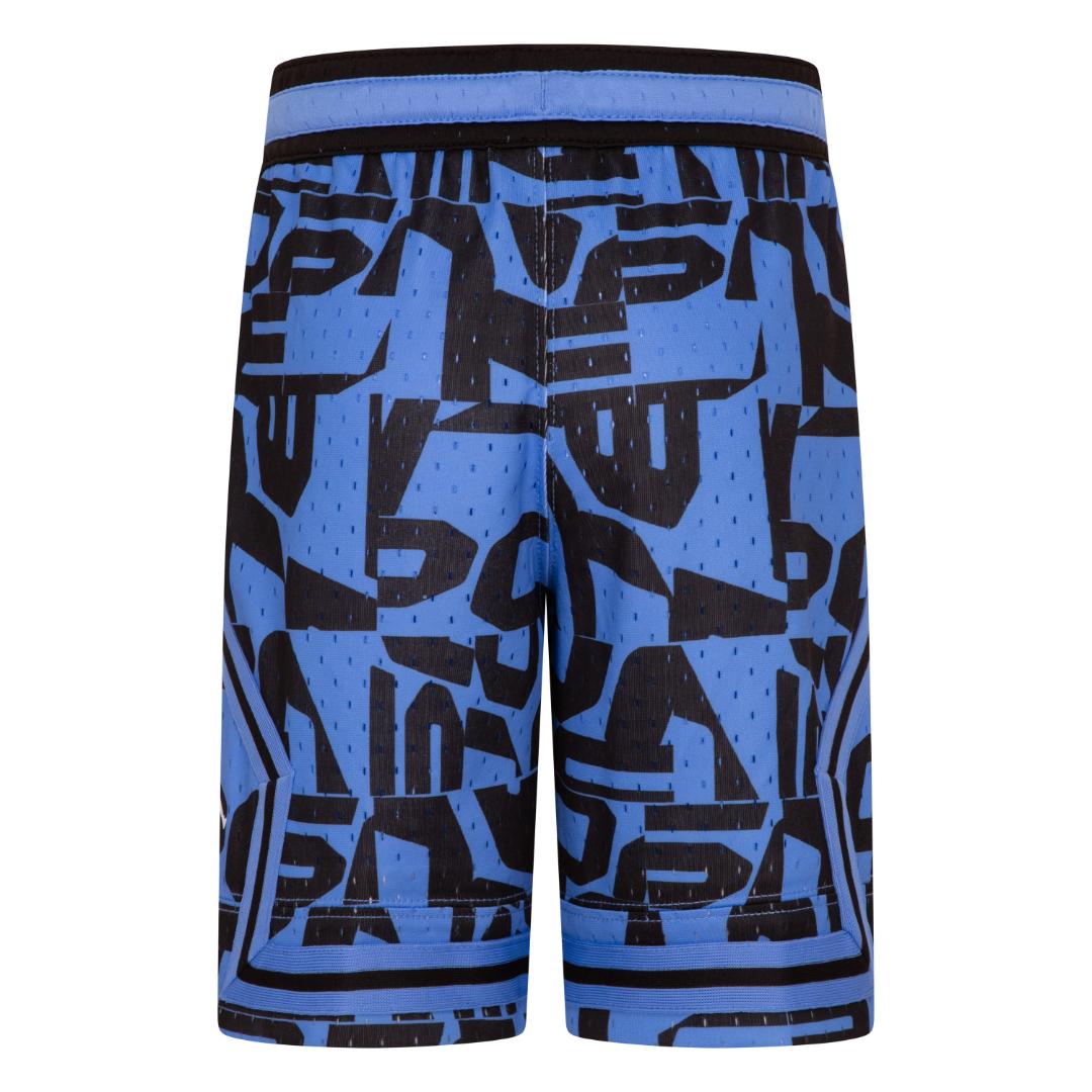 Jordan Boys MJ AOP Sport Diamond Blue Shorts (Little Kids)