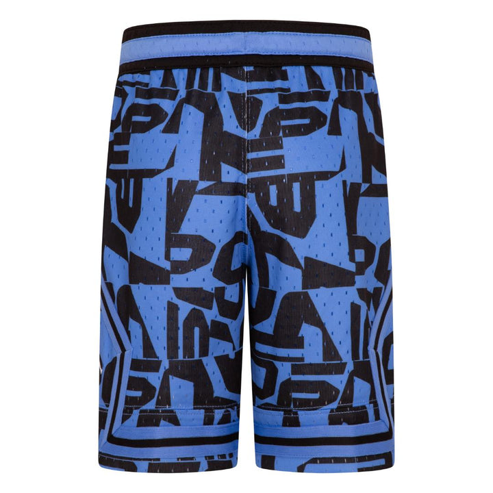 Jordan Boys MJ AOP Sport Diamond Blue Shorts (Little Kids)