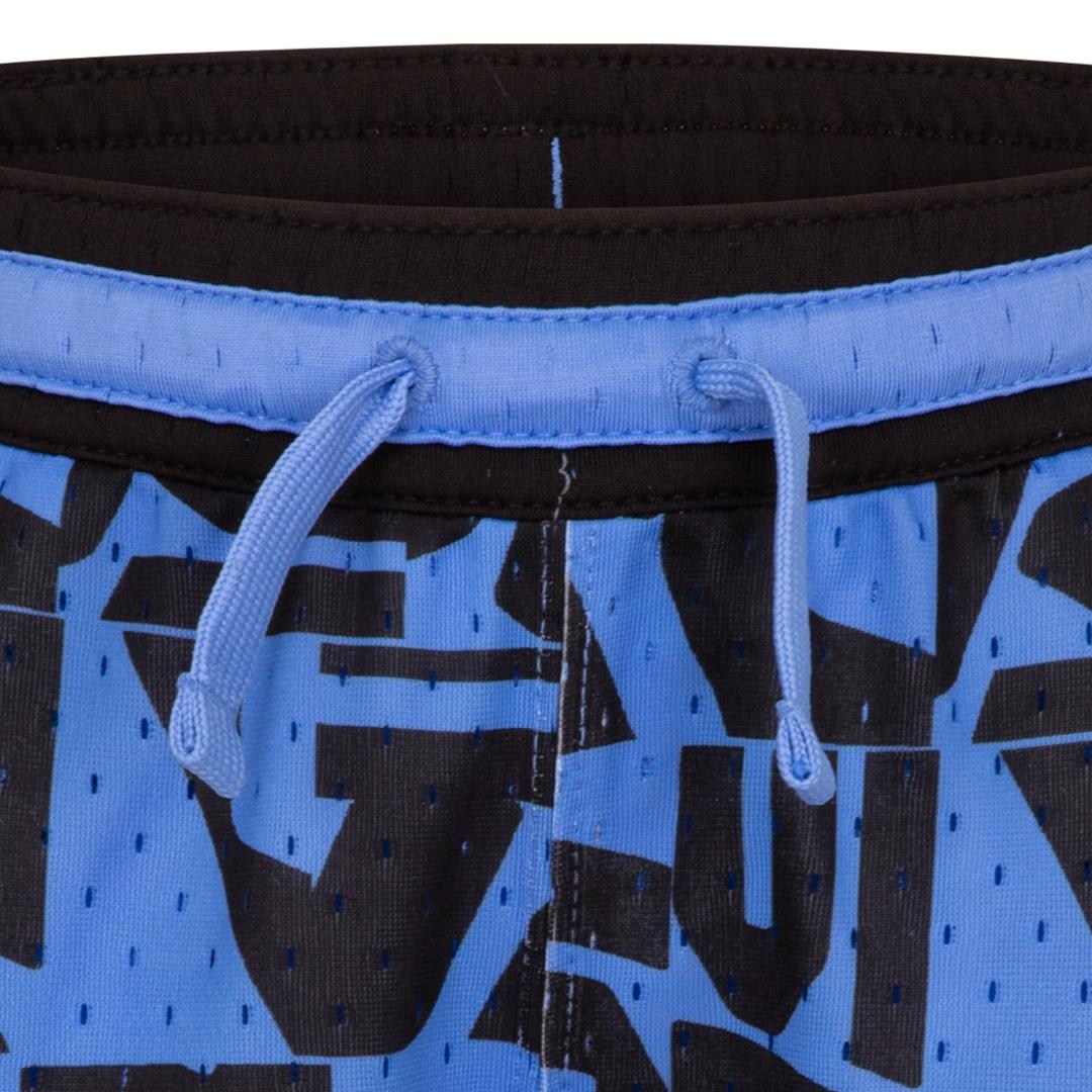 Jordan Boys MJ AOP Sport Diamond Blue Shorts (Little Kids)