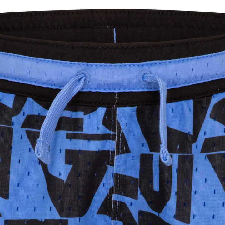 Jordan Boys MJ AOP Sport Diamond Blue Shorts (Little Kids)