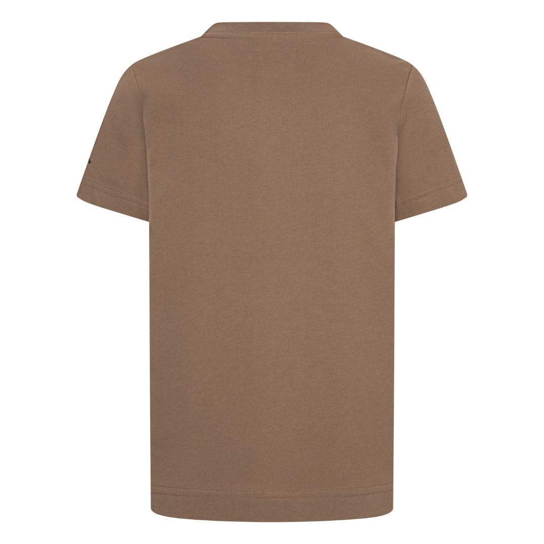 Jordan Boys Game of Flight Brown T-Shirt (Little Kids)