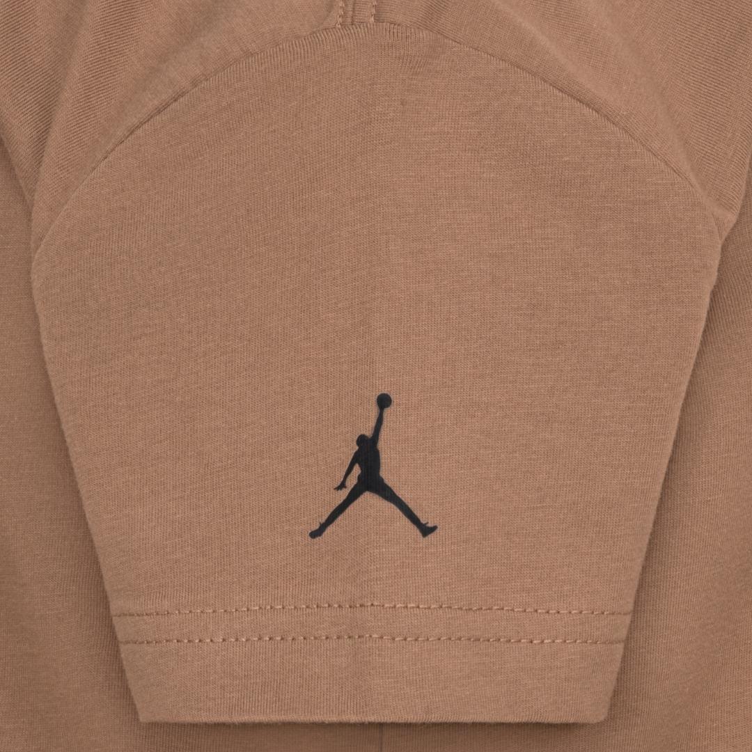 Jordan Boys Game of Flight Brown T-Shirt (Little Kids)