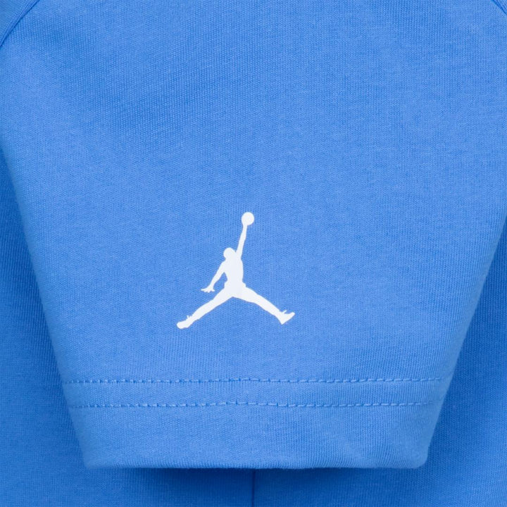 Jordan Boys Dri-Fit Sports Blue T-Shirt (Little Kids)