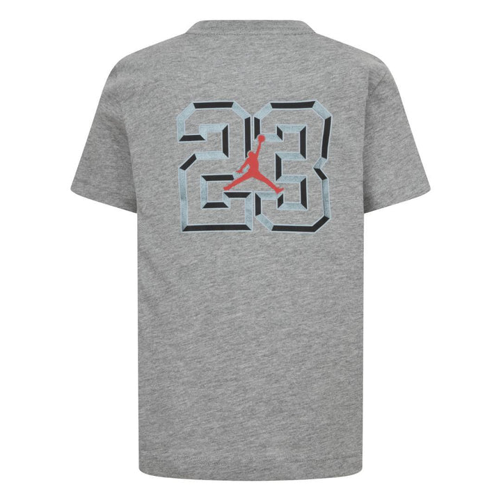 Jordan Boys Level Up Grey T-Shirt (Little Kids)