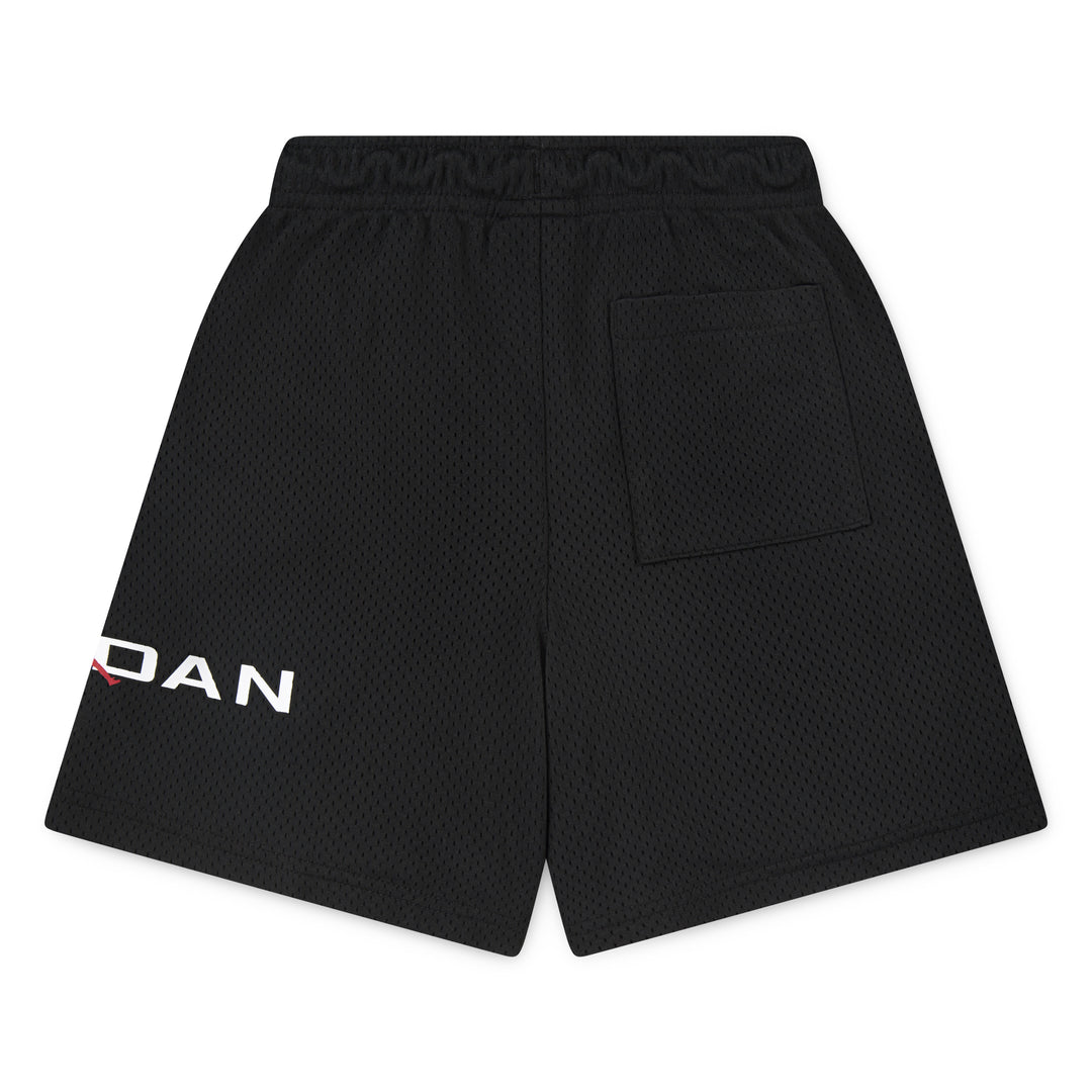 Jordan Boys MJ Baseline Mesh Black Shorts (Little Kids)