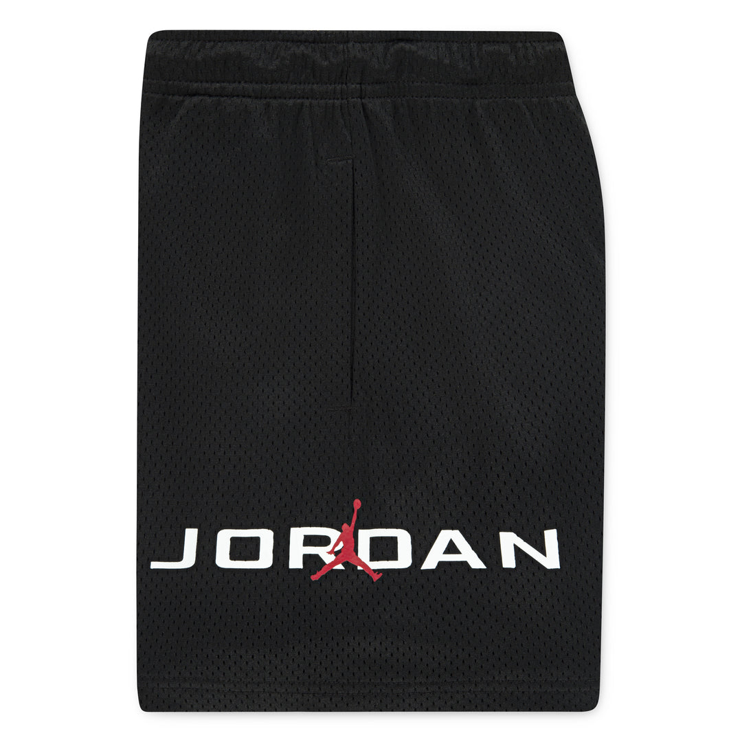 Jordan Boys MJ Baseline Mesh Black Shorts (Little Kids)