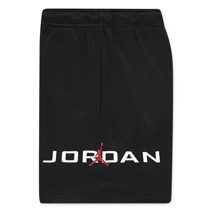 Jordan Boys MJ Baseline Mesh Black Shorts (Little Kids)