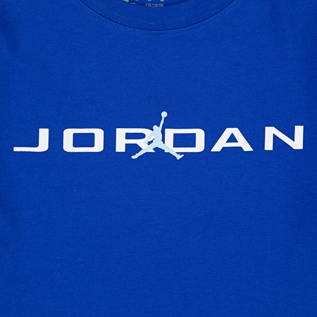 Jordan Boys 2-Piece MJ Baseline Blue T-Shirt & Shorts Set (Little Kids)