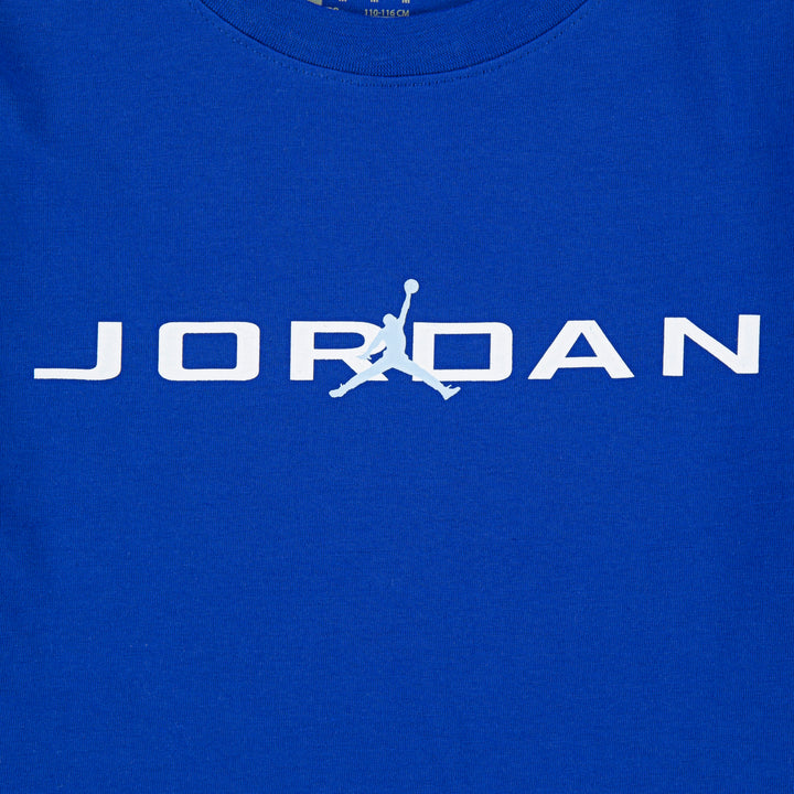 Jordan Boys 2-Piece MJ Baseline Blue T-Shirt & Shorts Set (Little Kids)