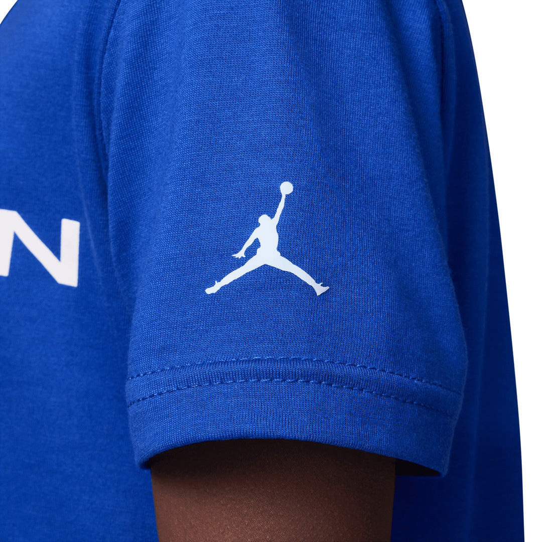 Jordan Boys 2-Piece MJ Baseline Blue T-Shirt & Shorts Set (Little Kids)